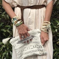 Twine + Twig Trio Stack Bracelet Set | Cream Bracelets