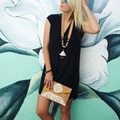 Twine + Twig Neutral Collection Double Tassel Horse Hair Necklace