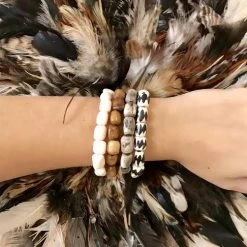 Twine + Twig B+W Collection Layering Tribal Stack