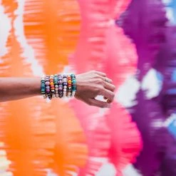 Twine + Twig Trio Stack Bracelet Set | Multi Tones Collection