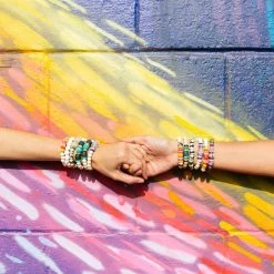 Twine + Twig Trio Stack Bracelet Set | Multi Tones Collection