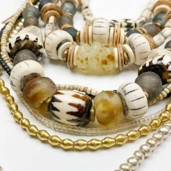 Twine + Twig Layered Classic Necklace | Mixed Tribal Neutral Collection 7 Twine + Twig Layered Classic Necklace | Mixed Tribal Neutral Collection