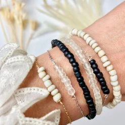 Twine + Twig Simple Seed Bracelet Charlotte Football Club