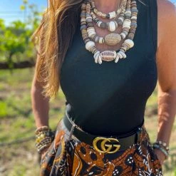 Twine + Twig Cowrie Collection Layered Classic Necklace | Cowrie 11 Twine + Twig Cowrie Collection Layered Classic Necklace | Cowrie