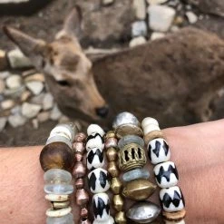 Twine + Twig B+W Collection Layering Tribal Stack