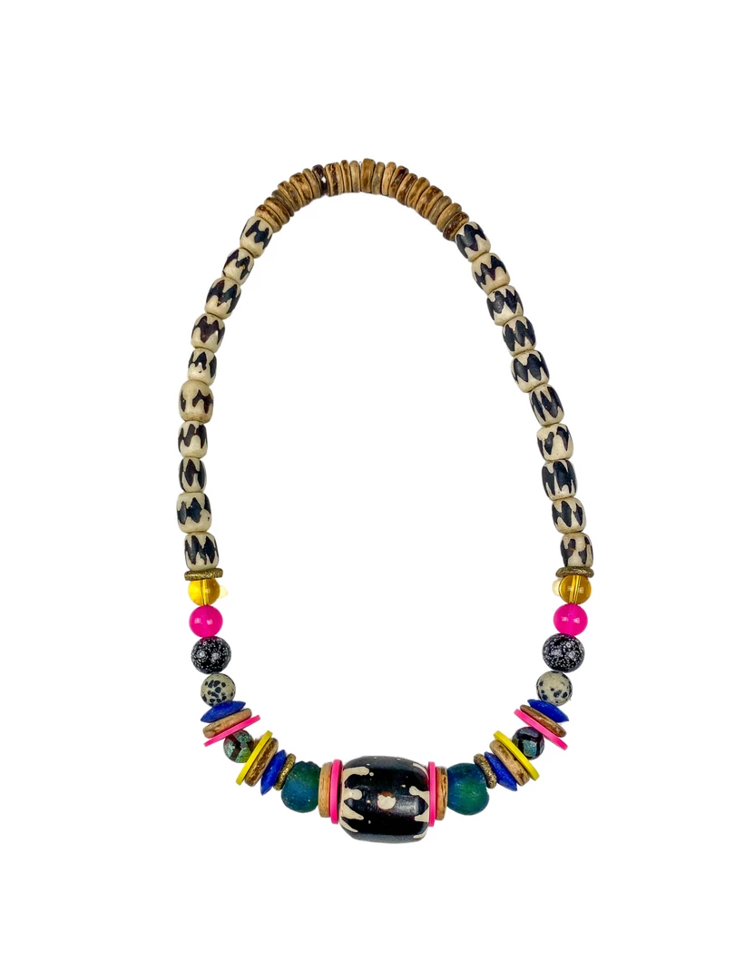 Twine + Twig Tribal Classic Necklace | Woodstock 1 Twine + Twig Tribal Classic Necklace | Woodstock