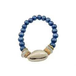 Twine + Twig Cowrie Single Stack Bracelet Cowrie Collection